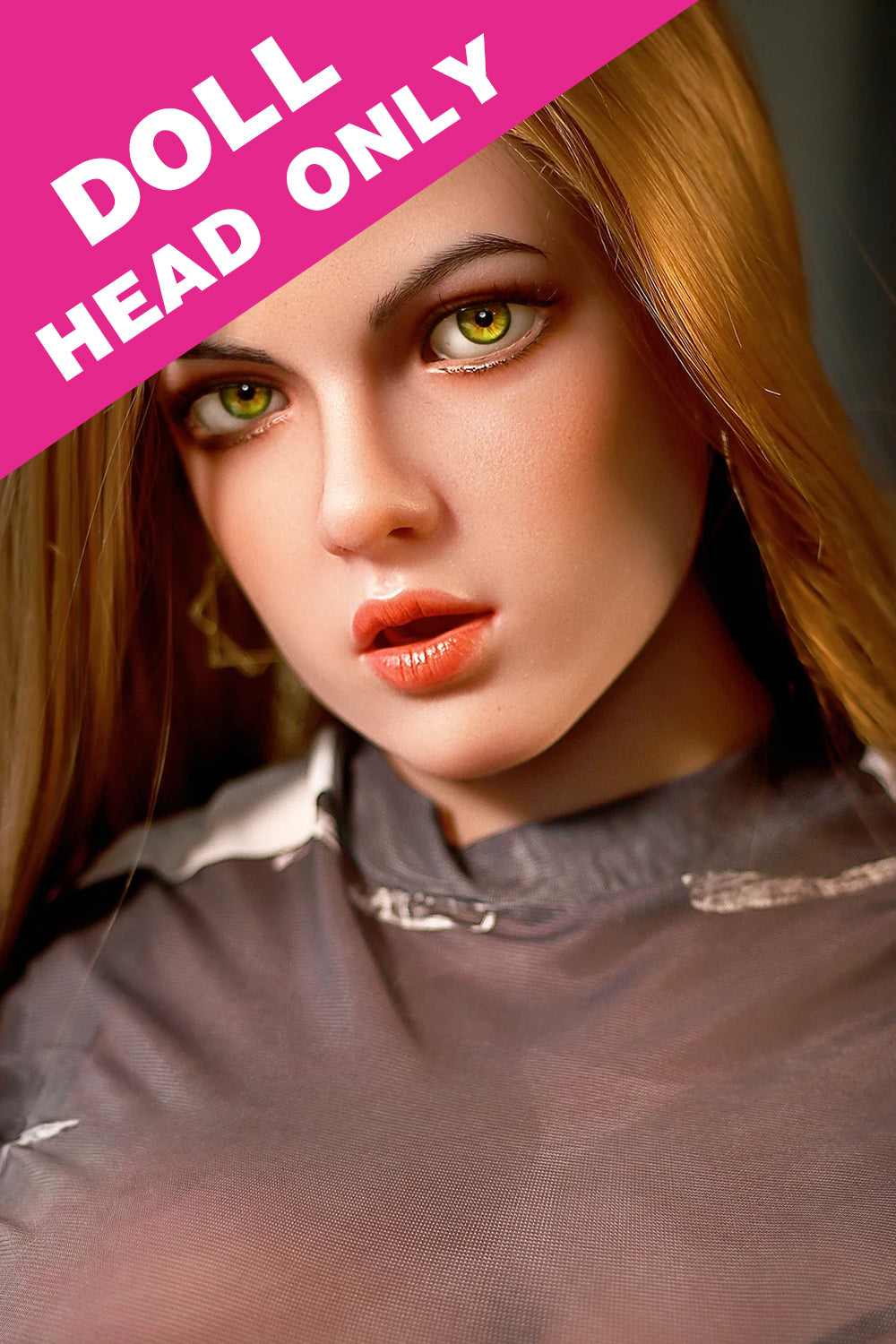 Soft Silicone #M6 Oral Sex Head Real-life ROS Sex Doll Head Only SexDollPartner Soft Silicone #M6 Oral Sex Head Real-life ROS Sex Doll Head Only SexDollPartner