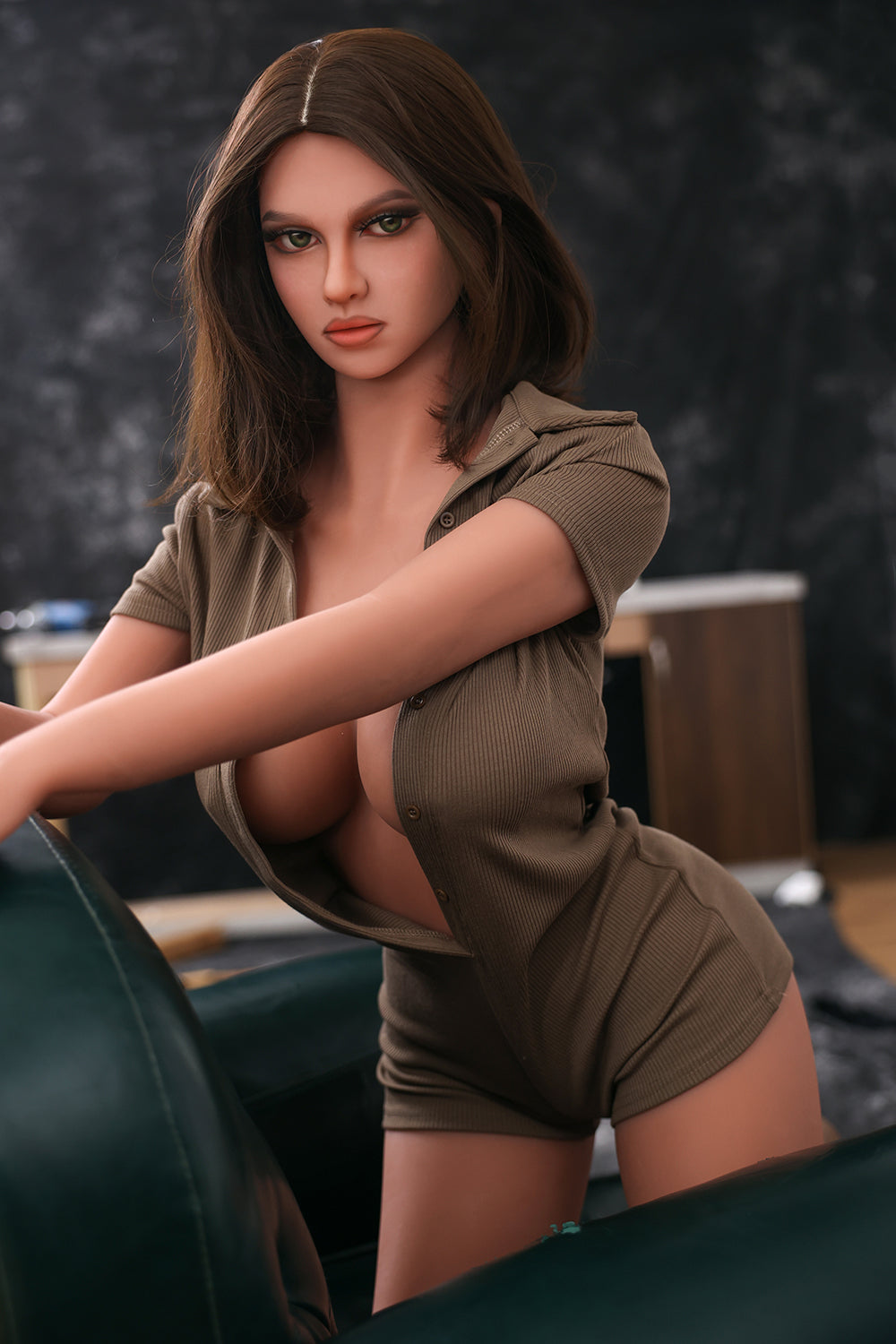 April 5ft18 /158cm #99 Head TPE Tan Hot Medium Breast Full Size Adult Love Sex Doll