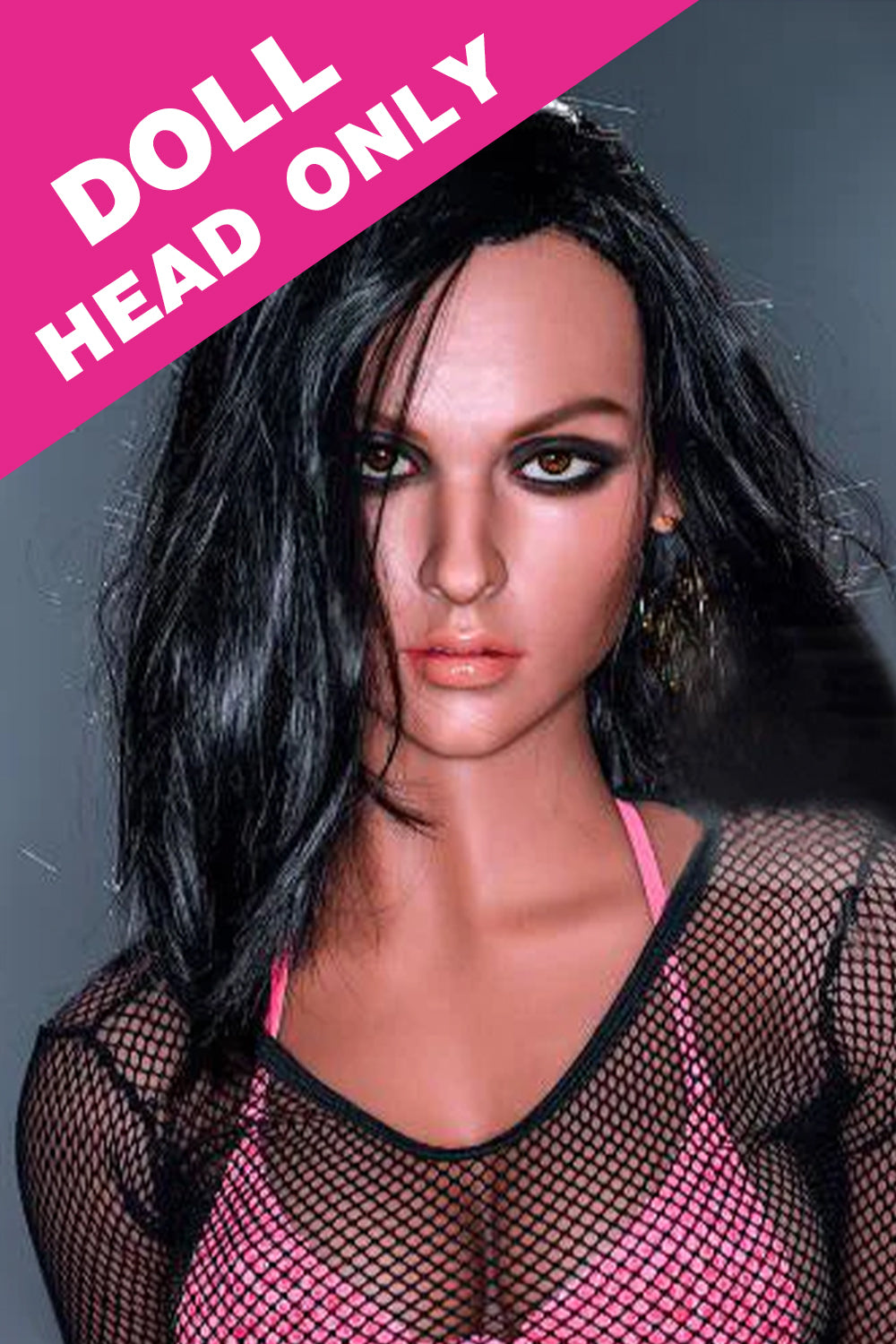 US Stock - #139 TPE High-quality Real-life Sex Doll Head Only On Clear SexDollPartner US Stock - #139 TPE High-quality Real-life Sex Doll Head Only On Clear SexDollPartner