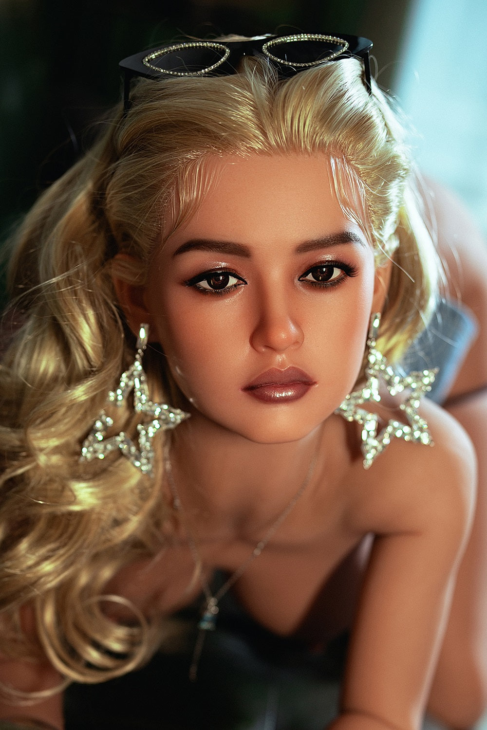 Sophia S23 Silicone Head TPE Body Blonde Beautiful Most Realistic Full Size Sex Doll