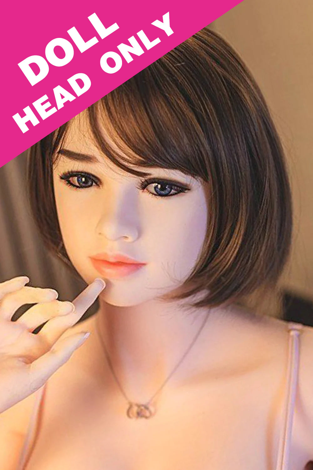 Chloe #117 TPE Asian Sex Doll Head Only SexDollPartner Chloe #117 TPE Asian Sex Doll Head Only SexDollPartner