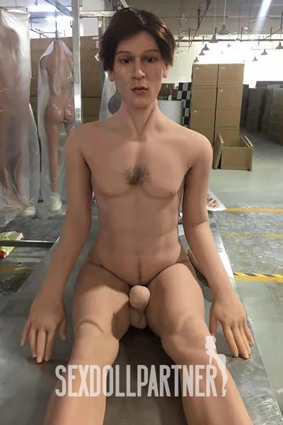 Allen 5ft58 / 170cm #180 Silicone Head + TPE Body Real-life Male Adult Sex Doll