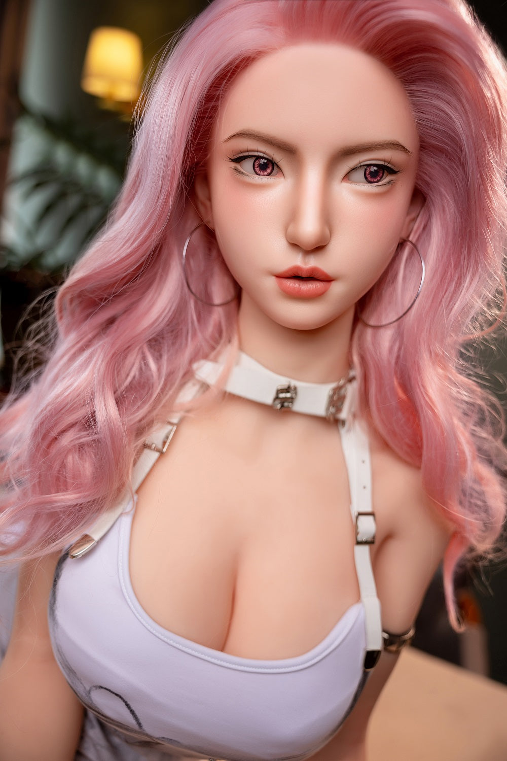 US Stock - YAMIEE Rylee  5ft35 / 163cm Unique Design Silicone Head Sex Doll TPE Body Sweet Best Realistic Sex Doll For Belowjob Gel Breasts Articulated Finger
