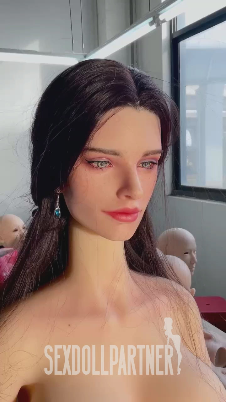RIDMII Anna Unique Design Silicone Head TPE Body Sex Doll Full Size Big Breasts Adult Sex Doll