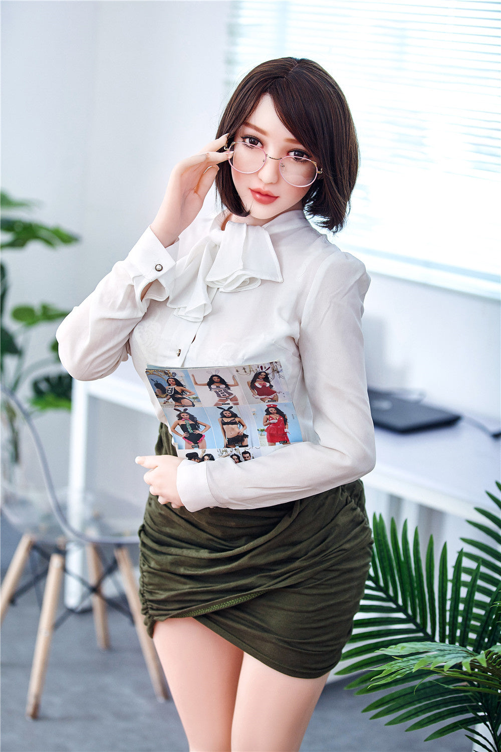 Irontechdoll Mika 5ft21/ 159cm #69 Head TPE Office Sexy Lady Real-life   SexDollPartner