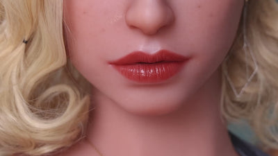 US Stock - Eliza 5ft31 / 162cm Silicone Head + TPE Body Blonde BBW Chubby Blowjob Doll