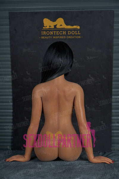 Real Lady Jett 5ft31/ 161cm #S14 Head Full Silicone Dark Tanned Athletic Realistic Adult Sex Love Doll