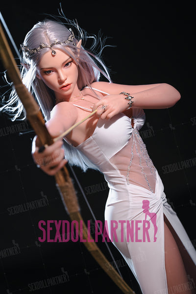 US Stock - Topfire Elliana 5ft35/ 165cm T01 Blowjob Head Silicone Realistic Full Body ELF Sex Doll