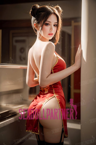 US Stock - Aria 4ft92/ 150cm #144 Head TPE Asian Small Boobs Female Sex Doll For Men