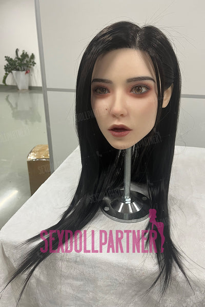 US Stock - Leona 5ft38/ 164cm M13 Silicone Head TPE Body Big Breasts Realistic Blowjob Sex Doll