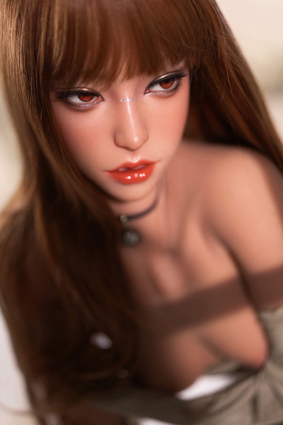 Annette 5ft25/ 160cm #M5 Silicone Head TPE Body Small Boobs Blowjob Full Size Adult Sex Doll