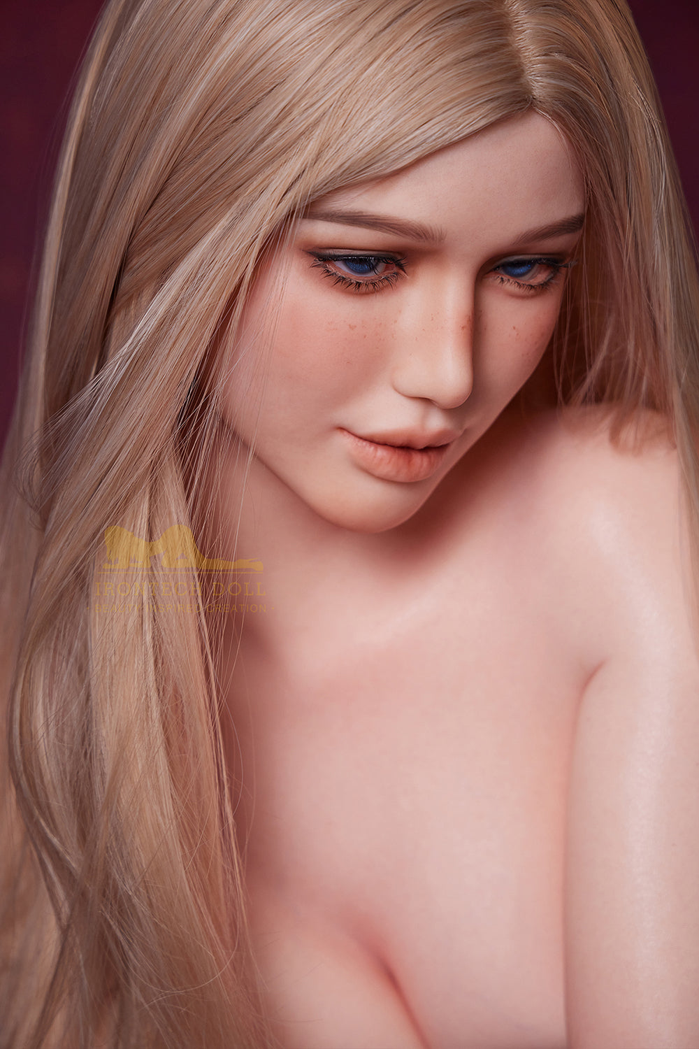 Irontechdoll Zya 5ft45/ 164cm S13 AIO (All in One) Full Silicone Blonde Mature BBW Sex Doll For Men