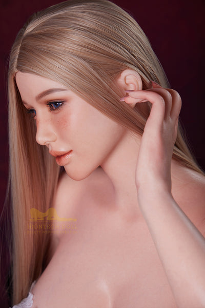 Irontechdoll Zya 5ft45/ 164cm S13 AIO (All in One) Full Silicone Blonde Mature BBW Sex Doll For Men