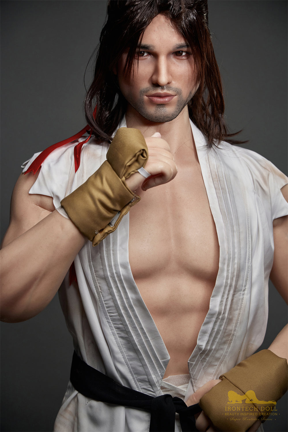 RIDMII Ircontech Kevin 176cm M1 Head Full Silicone Realistic Mature Male Love Sex Doll With Asian Costume