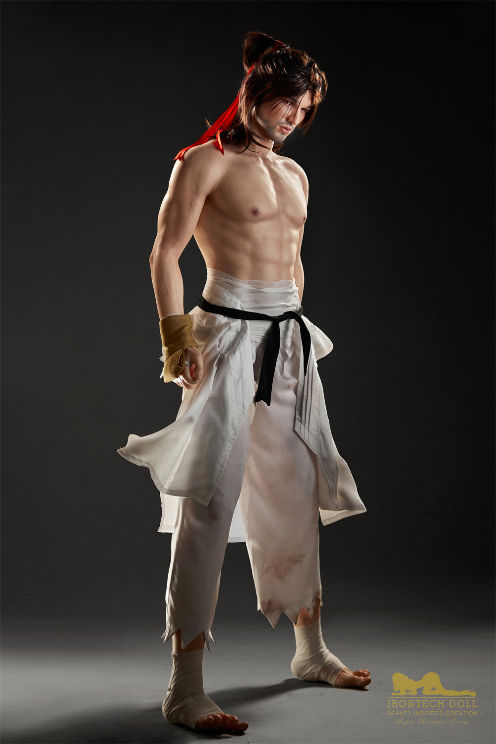 RIDMII Ircontech Kevin 176cm M1 Head Full Silicone Realistic Mature Male Love Sex Doll With Asian Costume