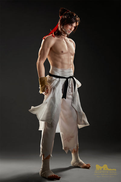 RIDMII Ircontech Kevin 176cm M1 Head Full Silicone Realistic Mature Male Love Sex Doll With Asian Costume