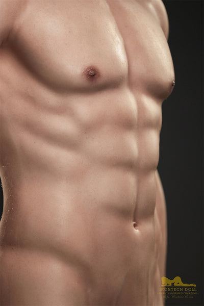RIDMII Ircontech Kevin 176cm M1 Head Full Silicone Realistic Mature Male Love Sex Doll With Asian Costume