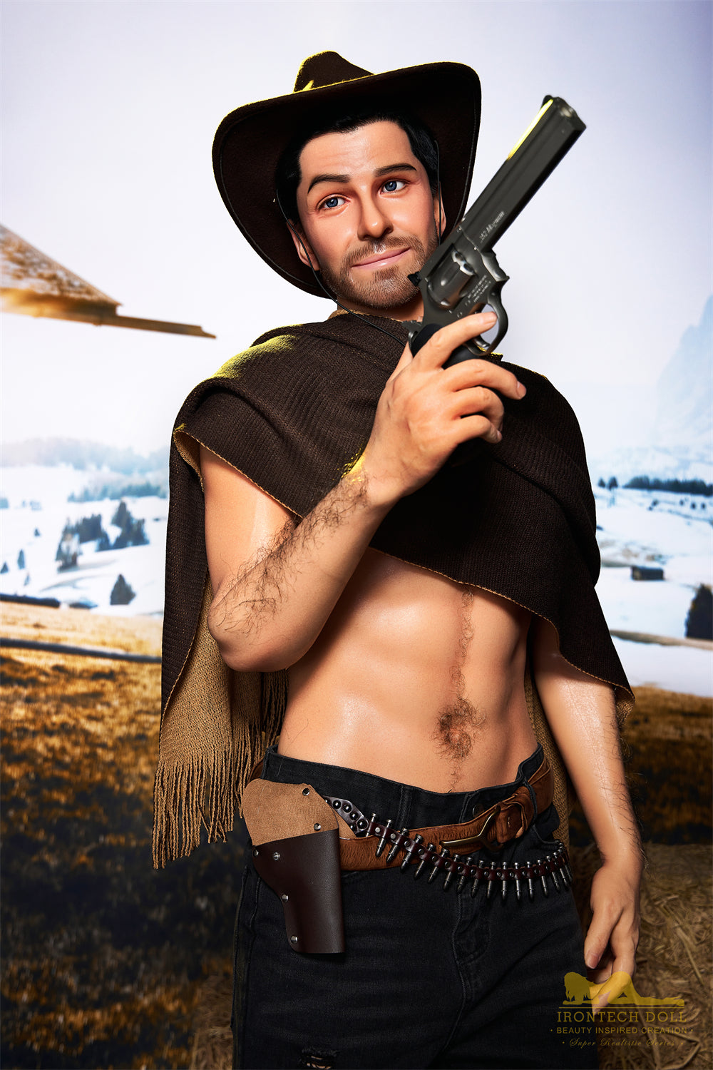 RIDMII&Irontech Allen 170cm M6 Full Silicone Realistic Cowboy Male Hot Sex Doll