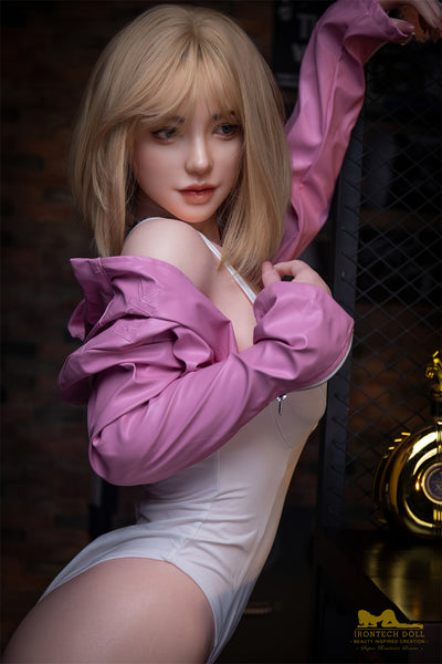 Irontechdoll Ruth 5ft54 / 169cm S39 Head Full Silicone Blonde Full Size Sex Doll