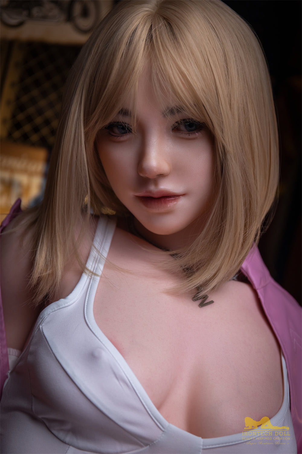 Irontechdoll Ruth 5ft54 / 169cm S39 Head Full Silicone Blonde Full Size Sex Doll