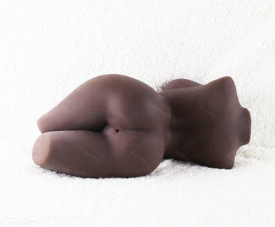 EU Stock - TPE 21 lbs/9.5kg Big Boobs Best Women Black Sex Doll Torso For Men