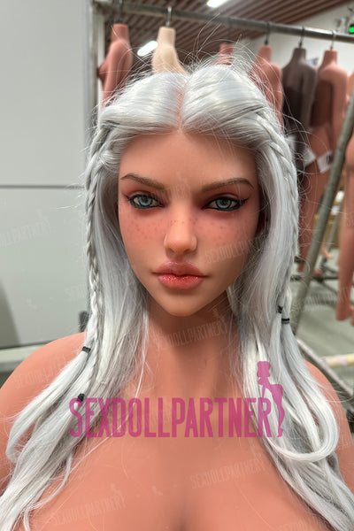 US Stock - Anila 76cm/2ft49 S16 Silicone Head TPE Half Body BBW Fat Ass Sex Love Doll Torso