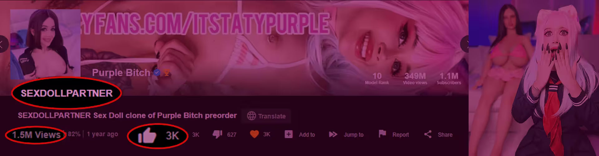 pornstar sex doll banner