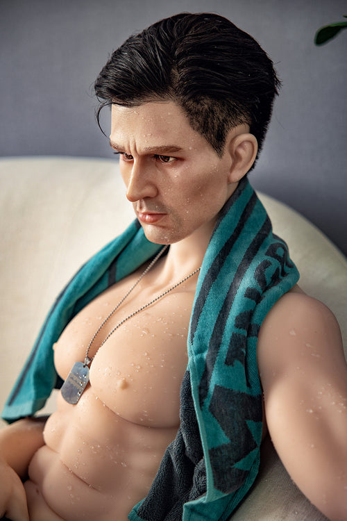 RIDMII Arthur 160cm #S025 Silicone Head TPE Body Handsome Realistic Male Sex Doll For Female