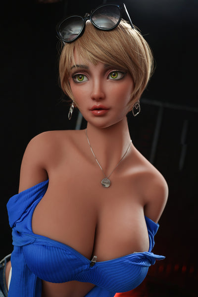US Stock - RIDMII 158cm Charlotte #479 Silicone Head TPE Body BBW Sex Doll Blowjob Adult Love  Sex Doll