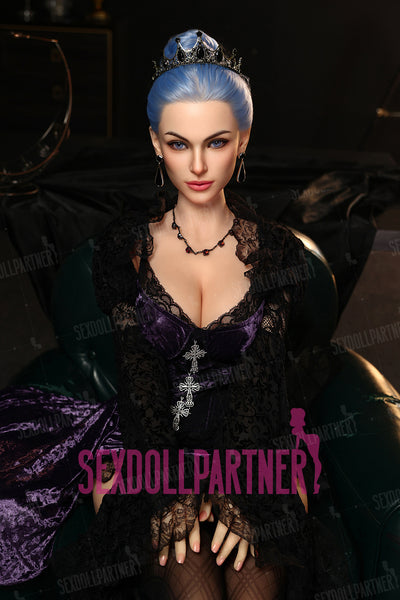 EU Stock - YAMIEE Jovie 5ft34/ 163cm Unique Design SNK34 ROS Soft Silicone Head + TPE Body Realistic Hot Sex Doll For Blowjob Free 2nd Head