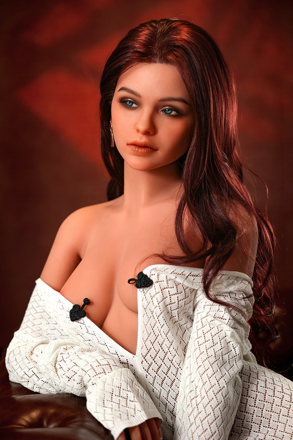 US Stock -  Della 5ft45 /166cm #537 Head Silicone Head TPE Body Beautiful Celebrity Real Girl Sex Doll For Blowjob