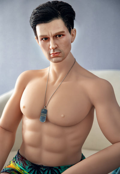 RIDMII Arthur 160cm #S025 Silicone Head TPE Body Handsome Realistic Male Sex Doll For Female