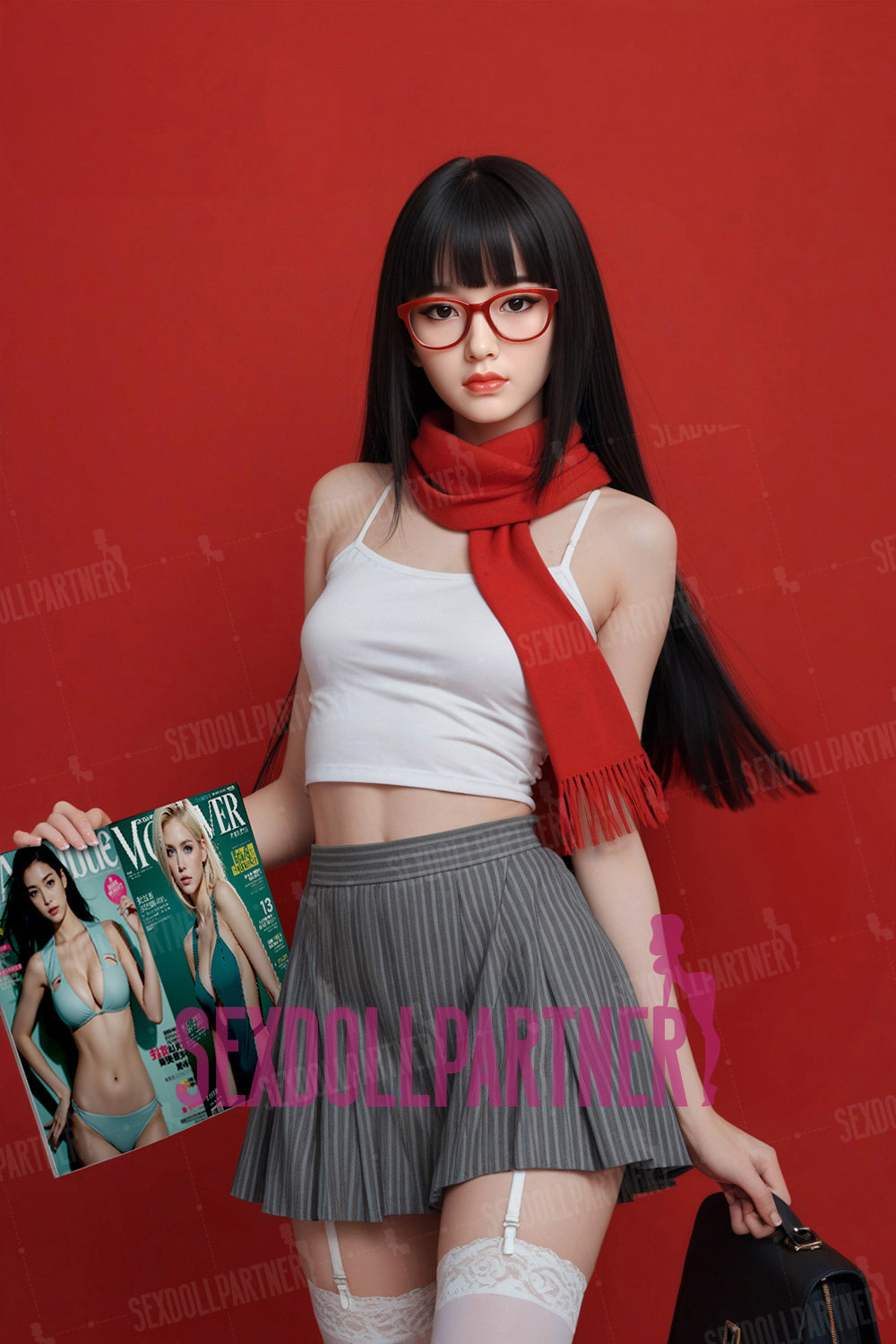 US Stock - Yumi Plus 5ft25 / 160cm 221 Head TPE Japanese Flat Chest Sk   SexDollPartner