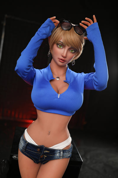 US Stock - 5ft18 / 158cm Charlotte #479 Silicone Head TPE Body BBW Sex Doll Blowjob Adult Love  Sex Doll