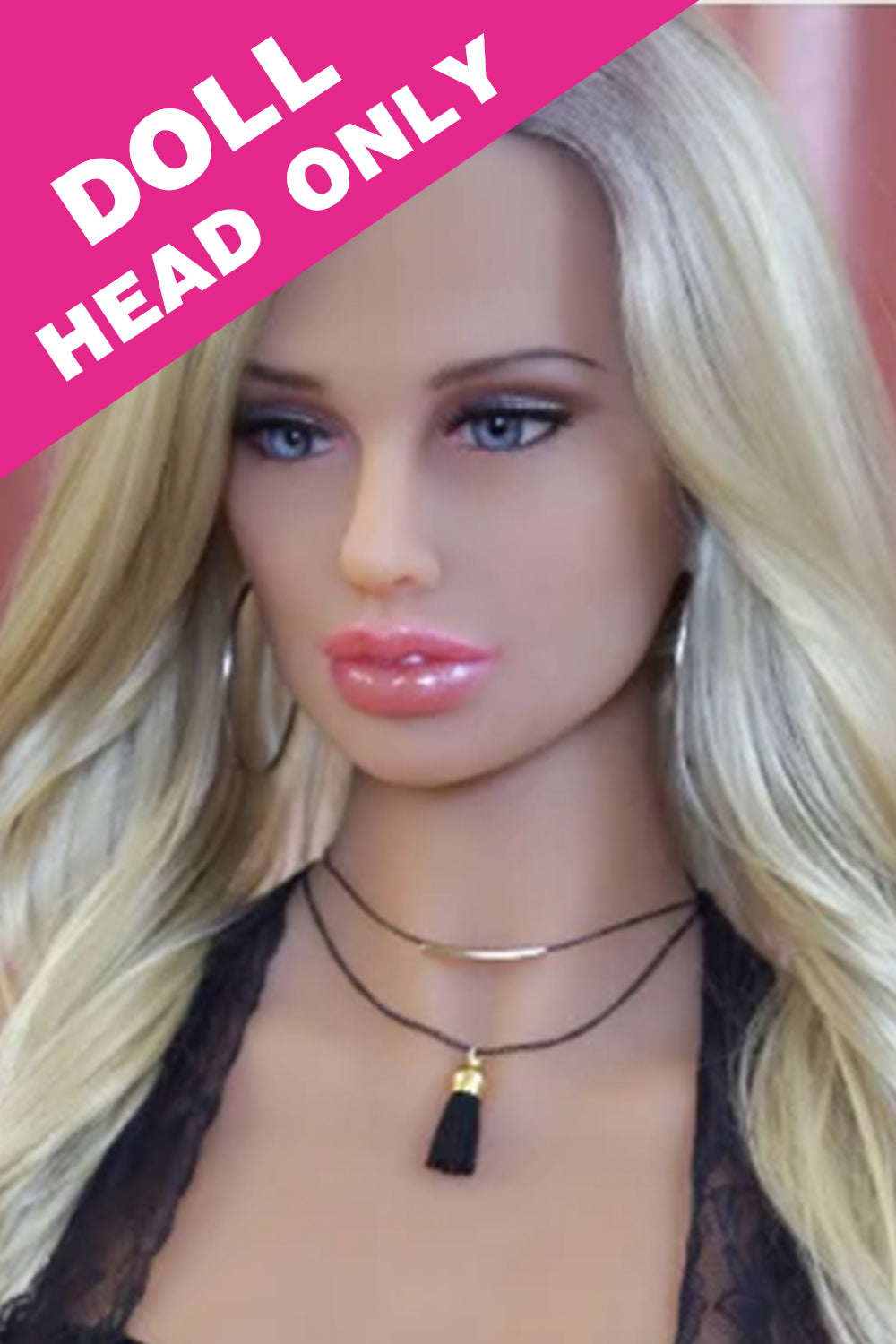 US Stock - #134 TPE Blonde Latino Sex Doll Head Only