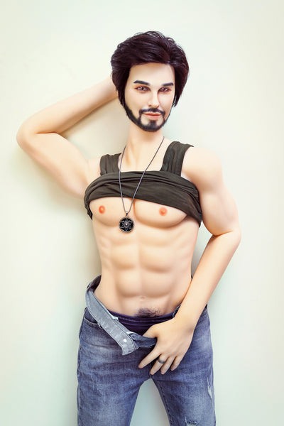 Ambrose 5ft31 / 162cm Silicone Head TPE Body Realistic Hot Male Sex Doll With Abs