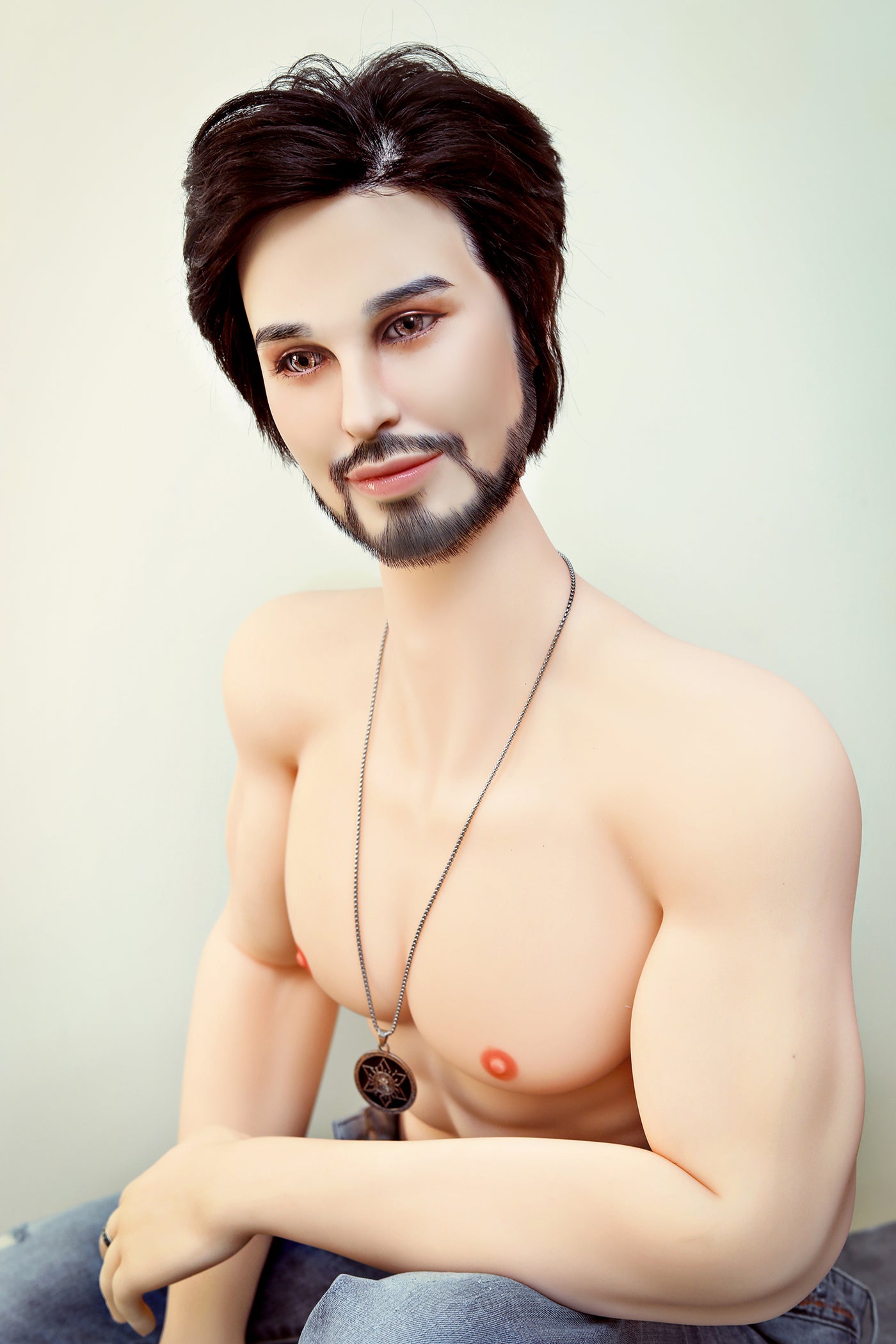 Ambrose 5ft31 / 162cm Silicone Head TPE Body Realistic Hot Male Sex Doll With Abs