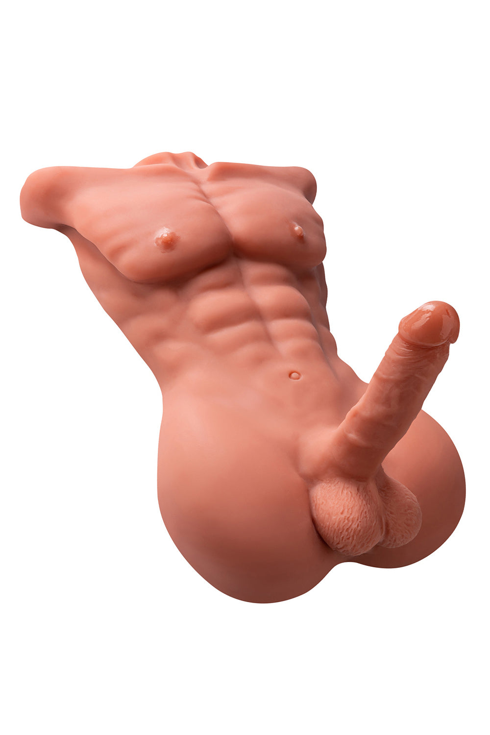 EU Stock - MA30008 Full TPE Dark Tanned Masculine Male Sex Doll Torso For Female