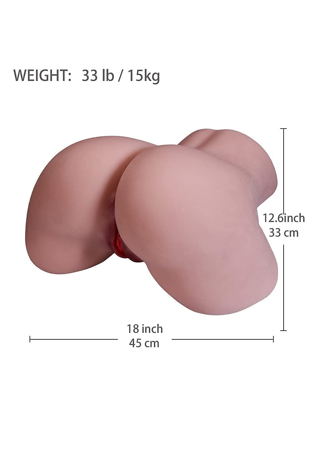 EU Stock - TPE 33 lbs/15kg Real Size Big Butt Cheap Sex Doll Torso For Men