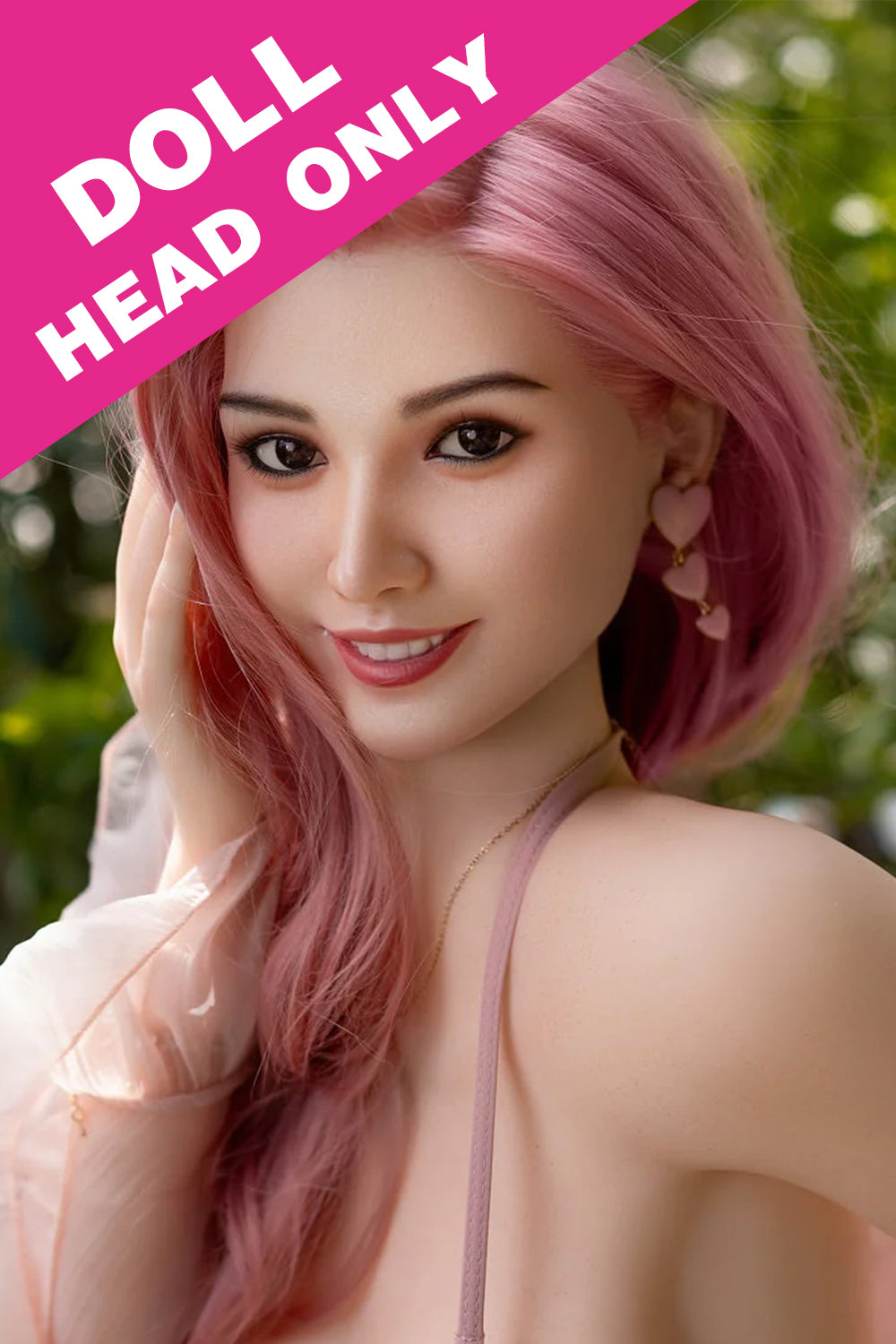 US Stock - RIDMII Cara Unique Design Simile Silicone Sex Doll Head Only