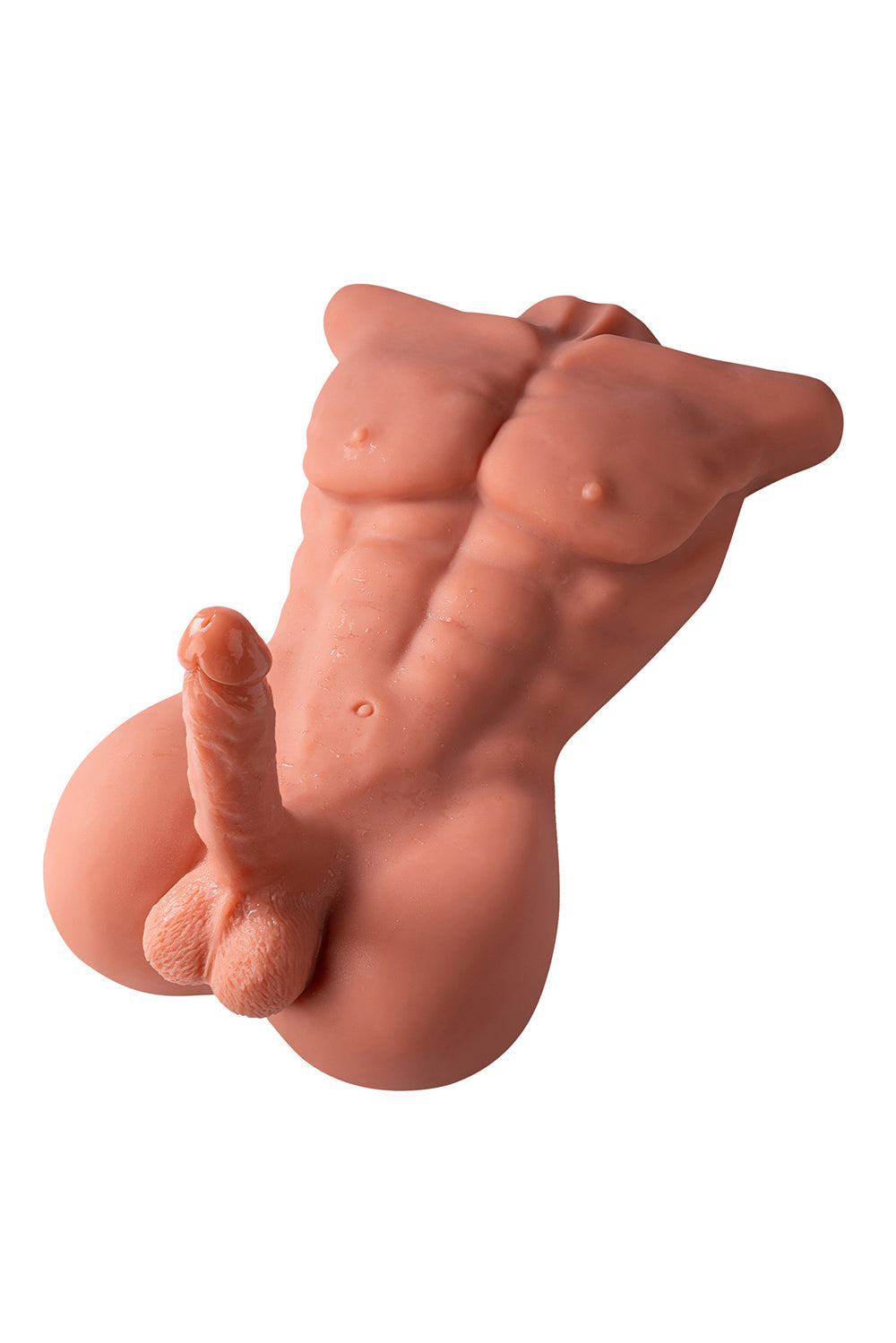 EU Stock - MA30008 Full TPE Dark Tanned Masculine Male Sex Doll Torso For Female