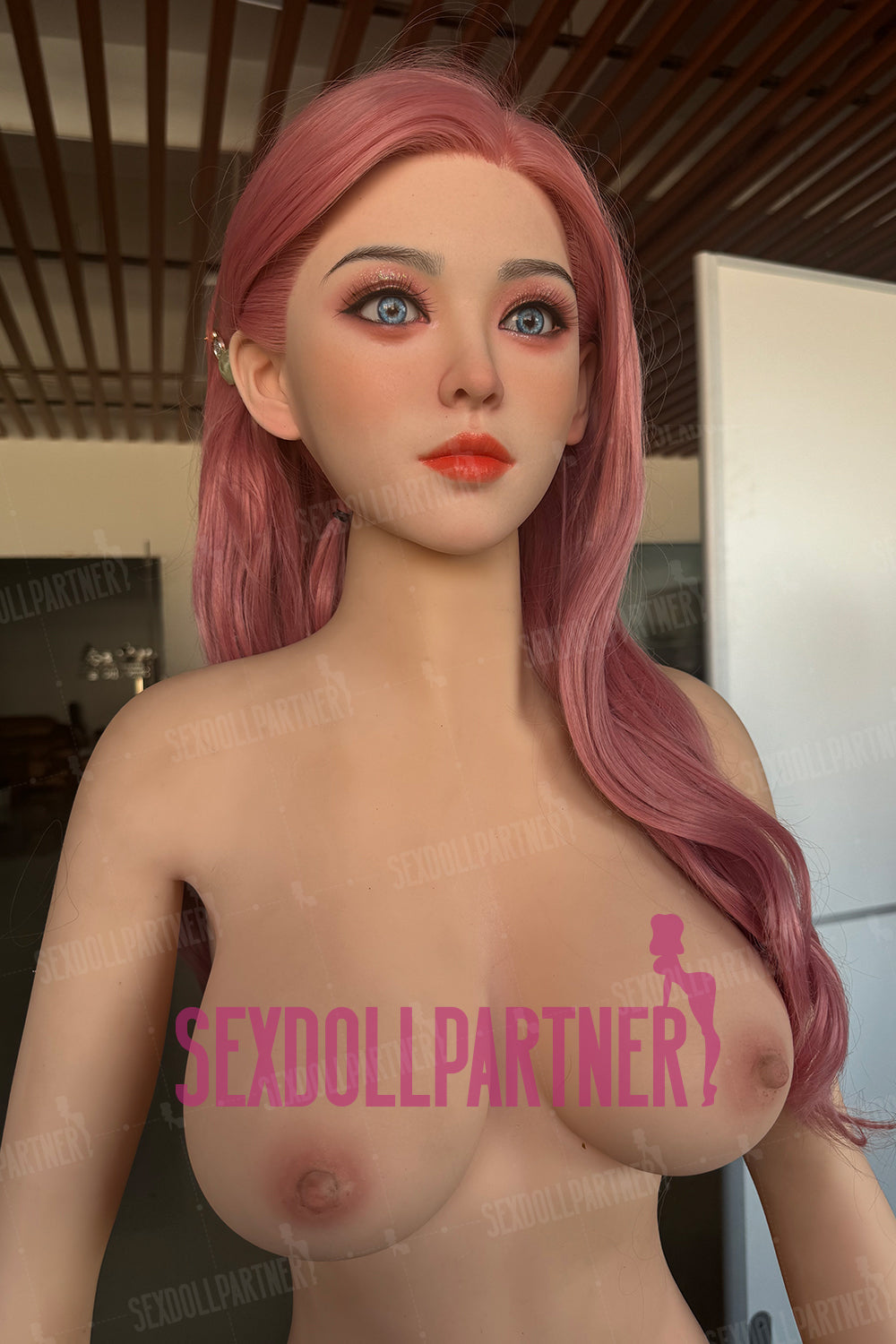 US Stock - Page 5ft25 / 160cm #290 Silicone Head TPE Body Beautiful Full Size Big Tits Sex Doll