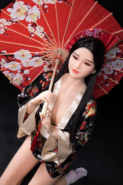 Naomi TPE Japanese Geisha Realistic Female AI Robotic Sex Doll Head Only