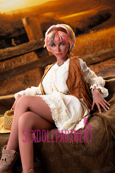 US Stock - YAMIEE Millie Unique Design SNK32 5ft34/ 163cm ROS Head TPE Body Ultra Realistic Sex Doll For Blowjob Free 2nd Head