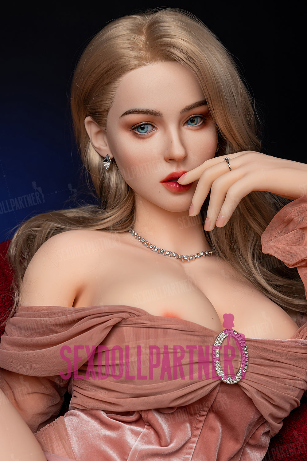 US Stock - YAMIEE Unique Design Suki 5ft35/ 163cm SNK20 Oral Sex Silicone Head TPE Body Big Ass Blonde Sex Doll