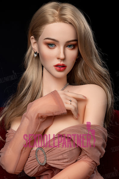 US Stock - YAMIEE Unique Design Suki 5ft35/ 163cm SNK20 Oral Sex Silicone Head TPE Body Big Ass Blonde Sex Doll