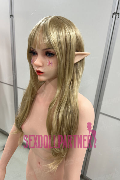 Hazel 4ft92/ 150cm M8 Silicon Head TPE Body Asian ELF Realistic Blowjob Sex Doll