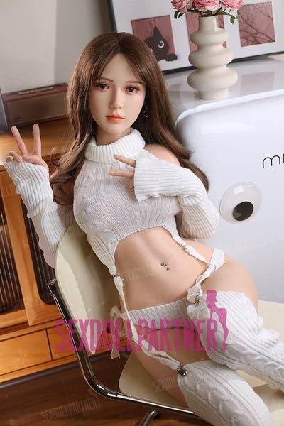 Annistyn 4ft92/ 150cm #S002 Full Silicone Medium Chest Asian Girl Real Life Sex Doll