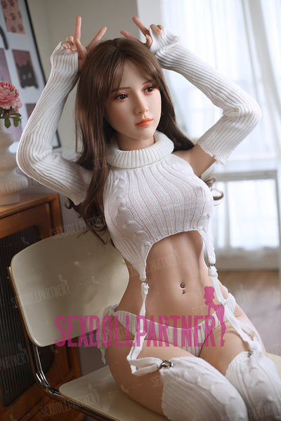 Annistyn 4ft92/ 150cm #S002 Full Silicone Medium Chest Asian Girl Real Life Sex Doll