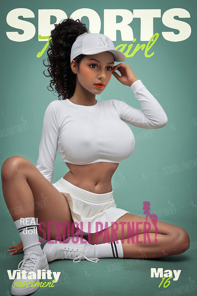 US Stock - Malia 5ft18/ 158cm #252 Head TPE Body Tan Athletic Realistic Sex Doll For Men
